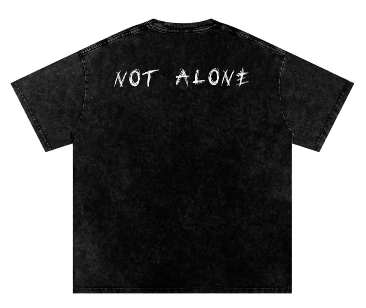 Acid washed “Not Alone”