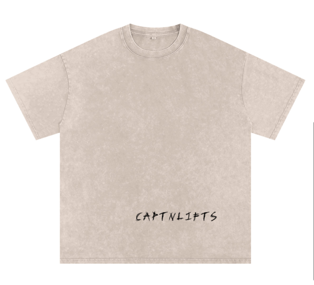 Acid washed T “Not alone”
