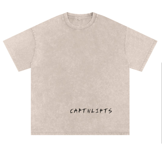 Acid washed T “Not alone”